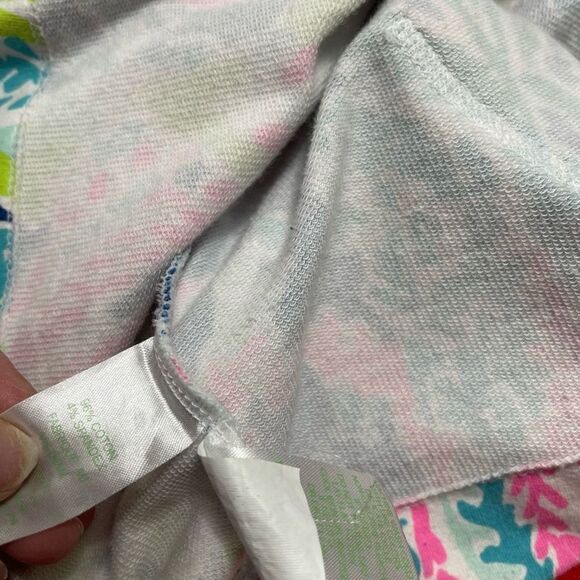 Lilly Pulitzer Let’s Cha Cha Popover Sweatshirt Size Small - Picture 9 of 9